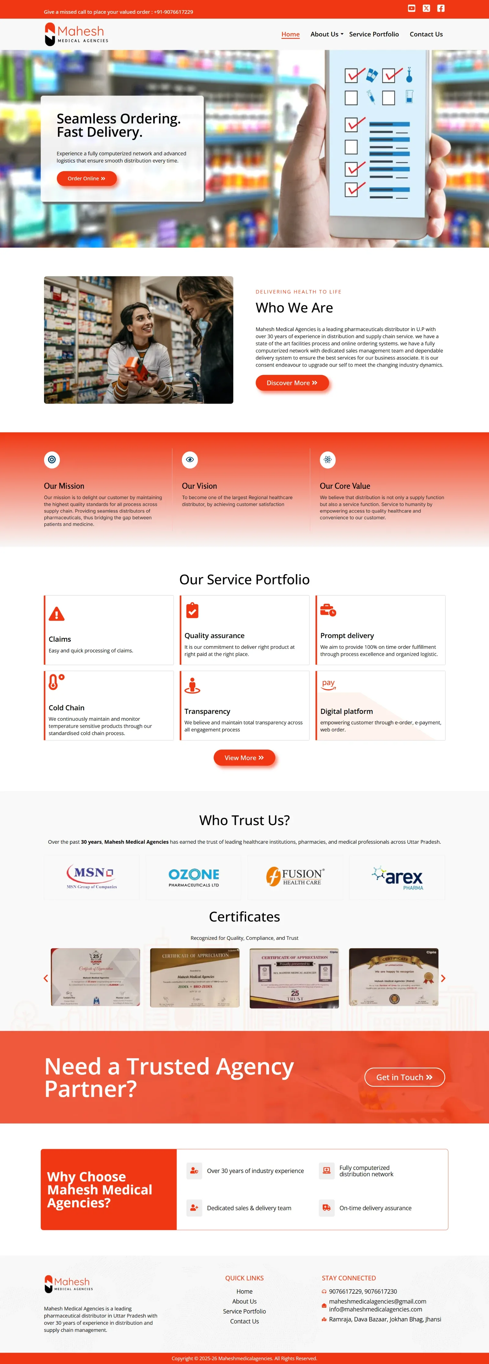 maheshmedicalagencies.com